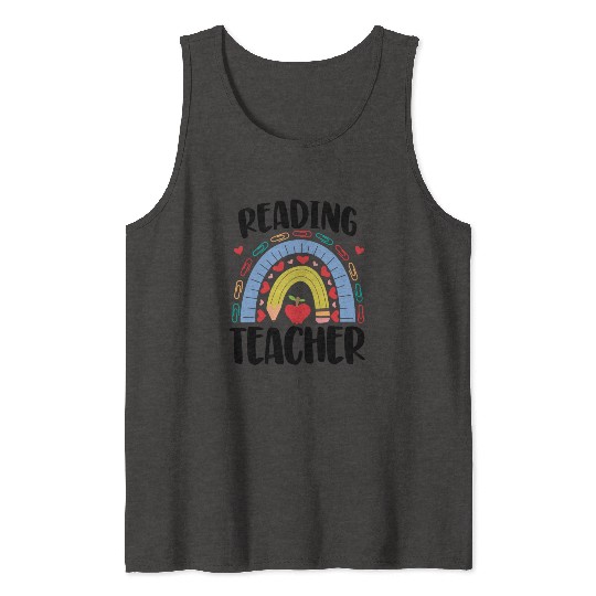 Reading Teacher Tank Tops