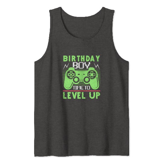 Timet O Level Up Gaming Quotes Tank Tops