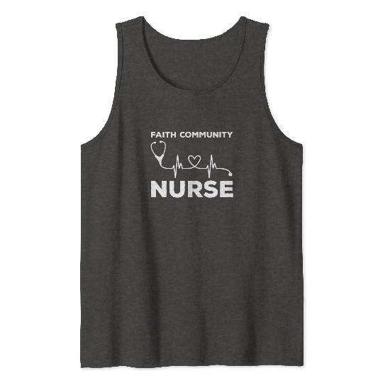Faith Community Nurse Outfit Religious Tank Tops