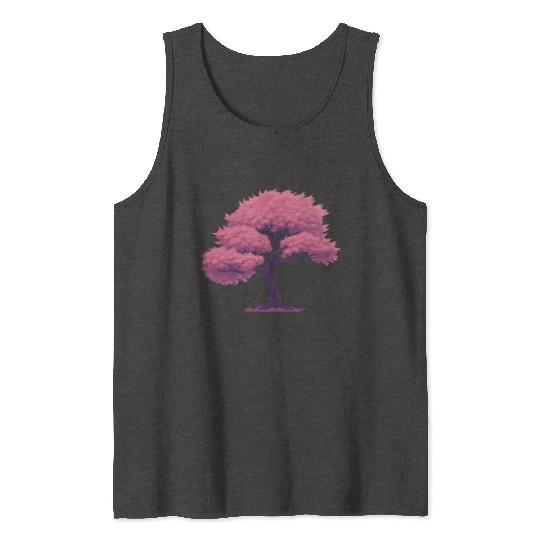 Blooming Sakura tree Tank Tops