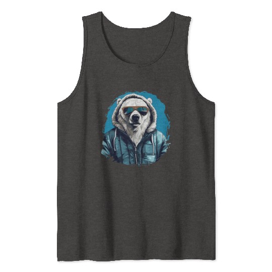 Street Style Polar Bear | Polar Bear Lovers Tank Tops