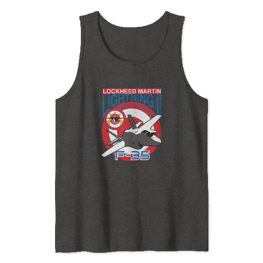 Lockheed Martin F 35 Tank Tops