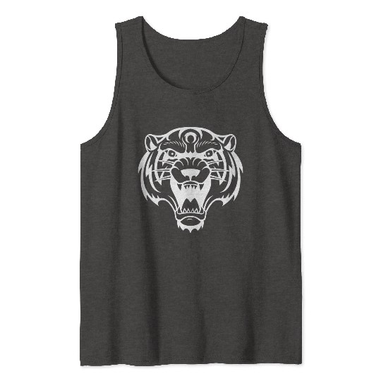 Cute tiger design Tank Tops