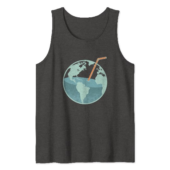 Are You Thirsty Our Planet Light Tank Tops