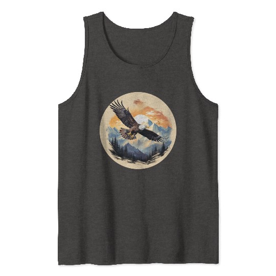 Bald Eagle as America's Symbol Tank Tops