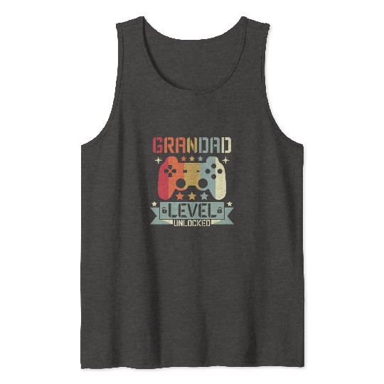 GRANDAD LEVEL UNLOCKED Tank Tops