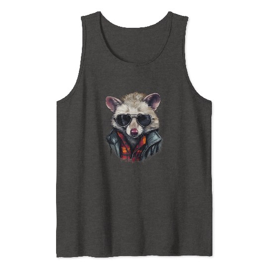 Street Survivor: Urban Opossum Vibes | Opossum Lov Tank Tops