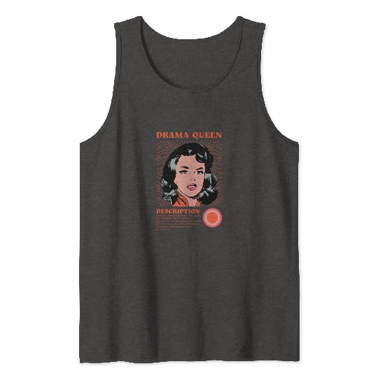 Drama Queen Description Tank Tops