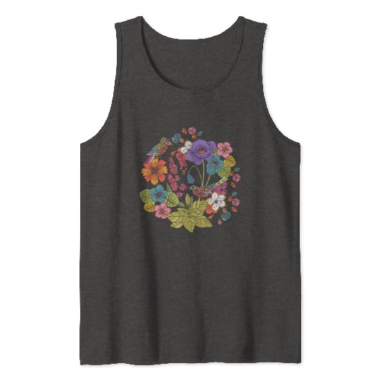 Spring Garden Tank Tops