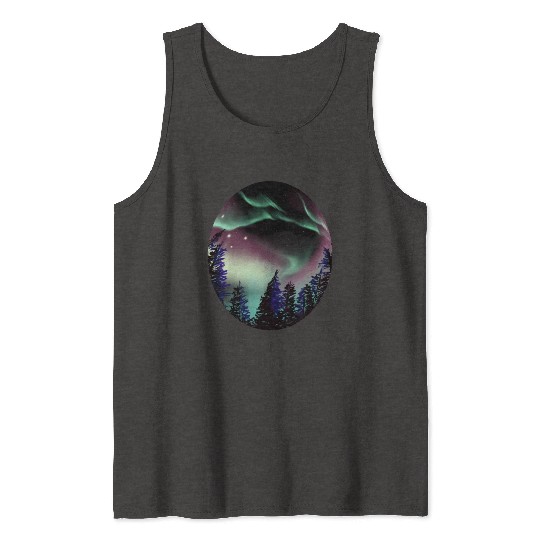 Northern Lights Aurora Borealis For Or Tank Tops