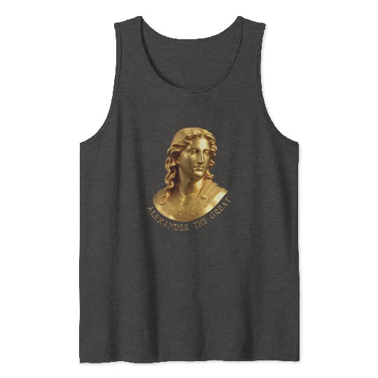 Alexander the Great, the great Greek warrior. Tank Tops