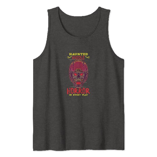 Funny Horror Football Fan Horror Obsessed Horror Tank Tops