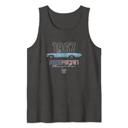 American Light Blue Convertible Tank Tops