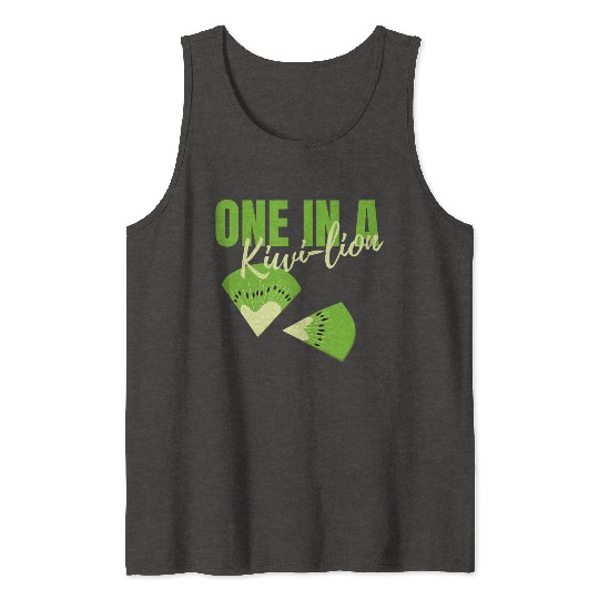 One In A Kiwi Lion Tank Tops