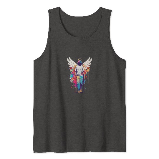 Angel with no face Tank Tops