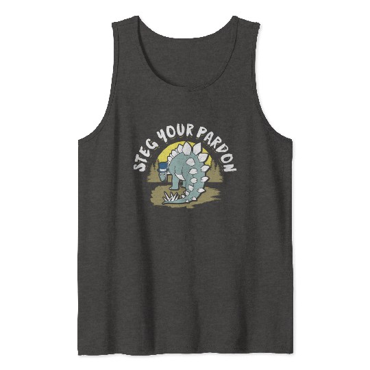 Dinosaur T For Stegosaurus Tank Tops