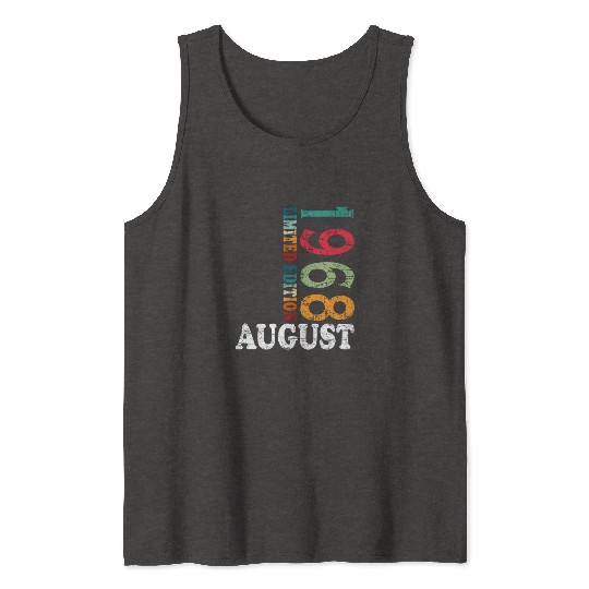 august 1968 Anniversary august 1968 august Tank Tops