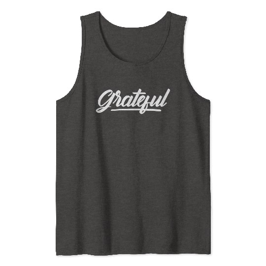 Grateful Love Jesus Christian Christmas Tank Tops