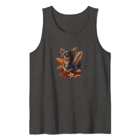 Chihuahua | Thanksgiving Day Farmer Food Autumn Tank Tops