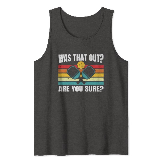 Funny Pickleball Art For Men And Women Lover Sport Tank Tops