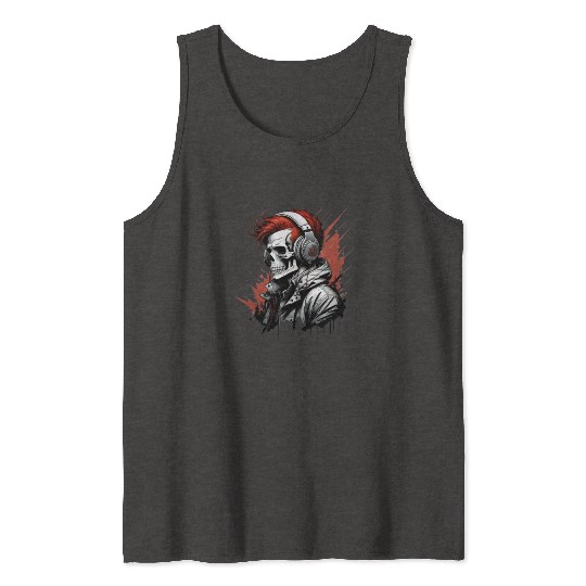 Rebirth of Beats: A Melodic Resurgence in Crimson Tank Tops