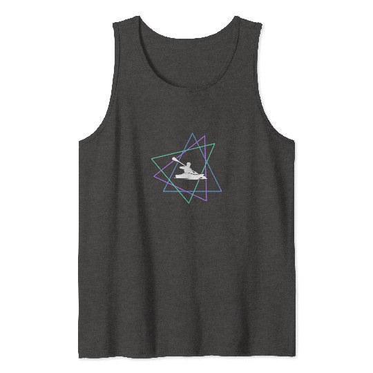 Geometric Kayak Adventure Tank Tops