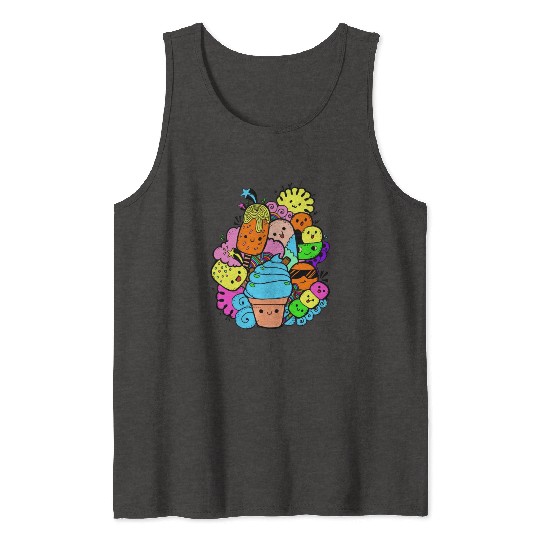 Multi Colorful Sweet Gang Tank Tops