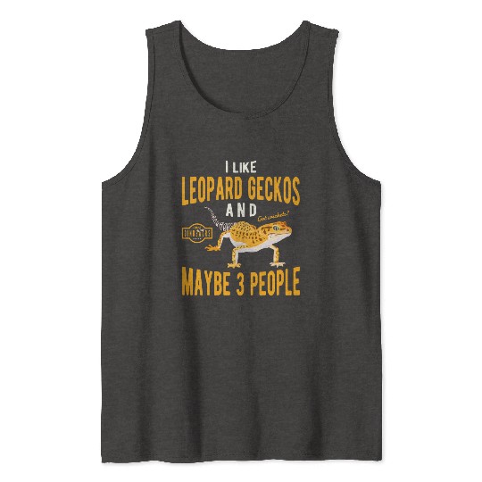 Leopard Gecko Lizard Tank Tops