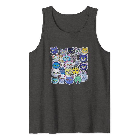 Hilarious Meme Cats: Shareable Humor Pack Tank Tops