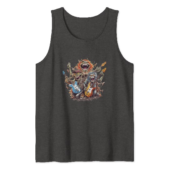 Monsters of Rock and Roll for Music enthusiasts Tank Tops