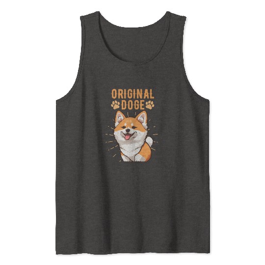 Original Doge Shiba Inu Tank Tops