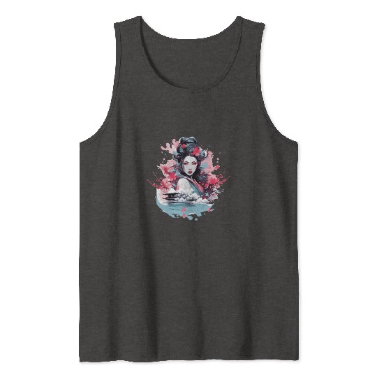Geisha of Japan Tank Tops