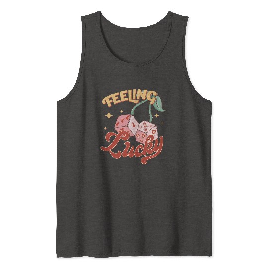 Feeling Lucky Tic Tac Toe Love Game Valentine Gift Tank Tops