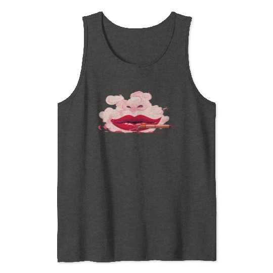 sexy lips Tank Tops