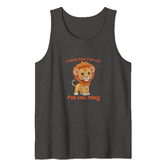 Forest owner lion Tank Tops