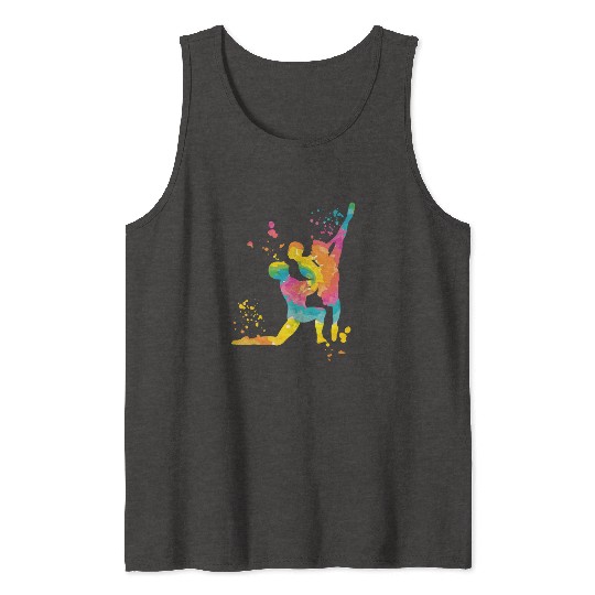 Ballet Dance Couple Woman Ballerina Tank Tops