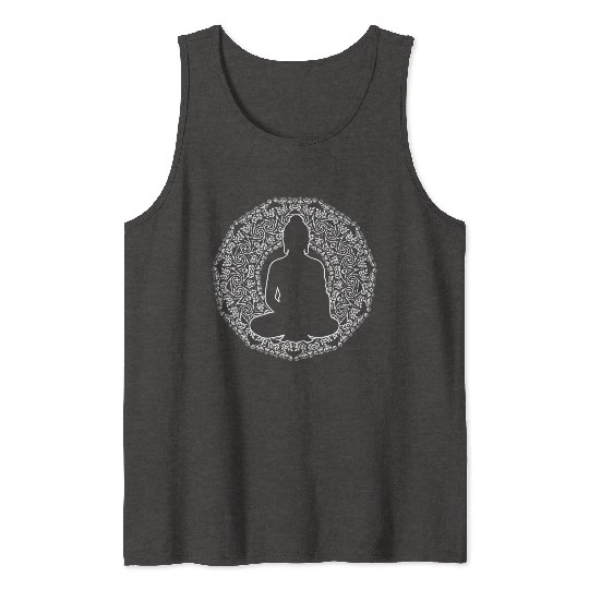Buddha Mandala Spiritually Person Gift Tank Tops