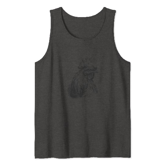 Farmer Funny Chicken Hen Gift Agriculture Tank Tops