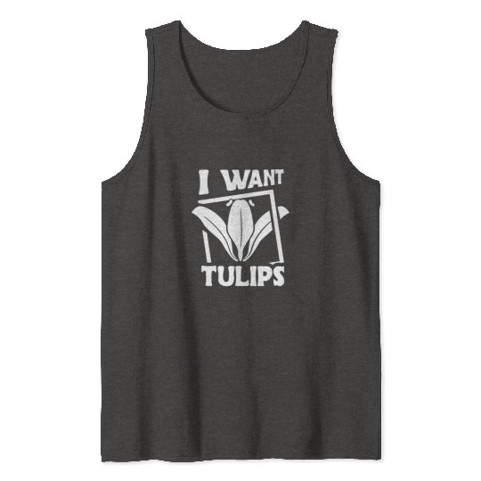 Tulip Gardening Tulips Tank Tops