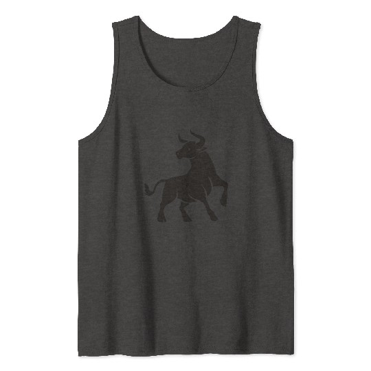 Taurus Zodiac Symbol Astrological Sign Tank Tops