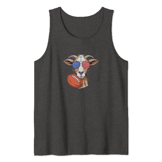 Football Goat USA Sunglasses Tank Tops