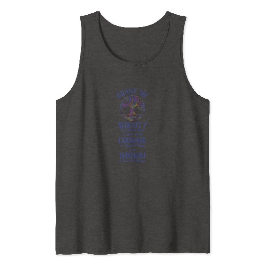 Serenity Prayer with Tree of Life Tank Tops