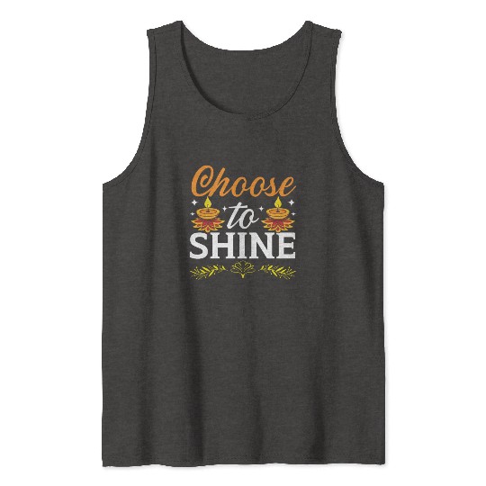 Happy Diwali Diwali Festival Indian Hindu Hinduism Tank Tops