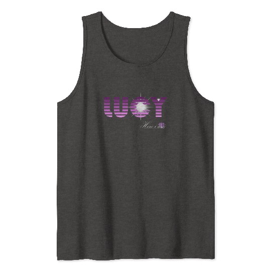 Lucy pink and violet - Latin's etymology - Light Tank Tops