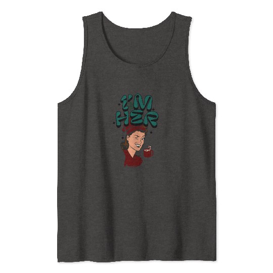 Im Her! Christmas/ Mrs. Claus design Tank Tops