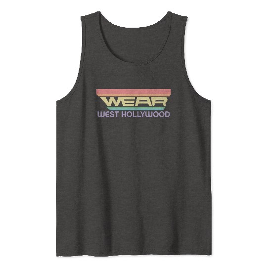 Wear West Hollywood Apparel with Vintage Rainbow Tank Tops
