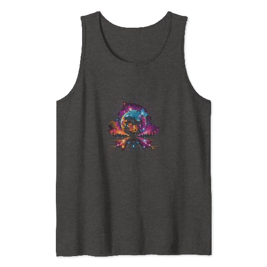 Disco Ball Party Tank Tops