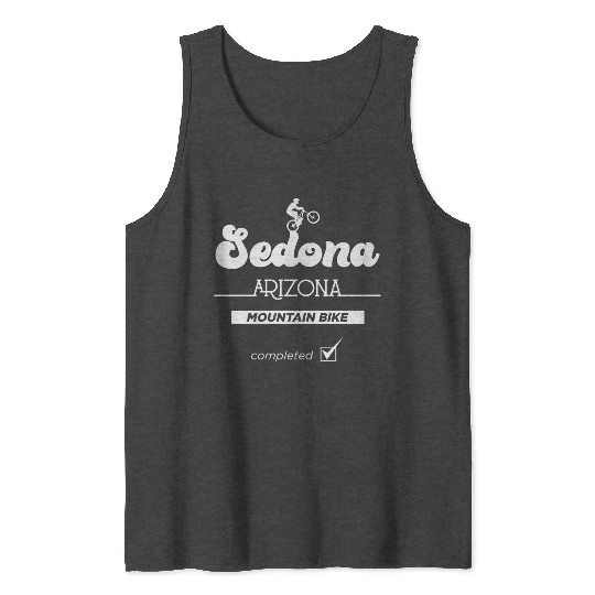 Sedona Arizonna Mountain Biking Tank Tops