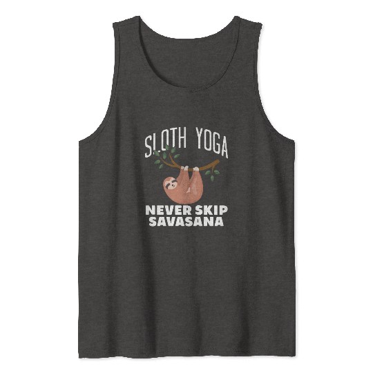Sloth Yoga 1 Tank Tops