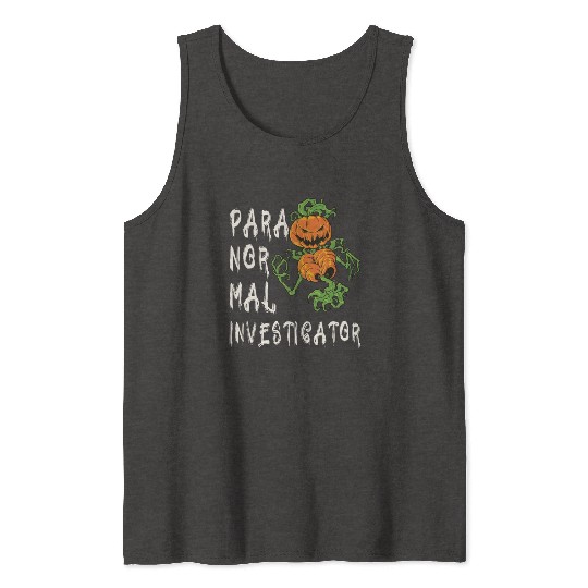 Ghost Hunting Paranormal Investigator Tank Tops